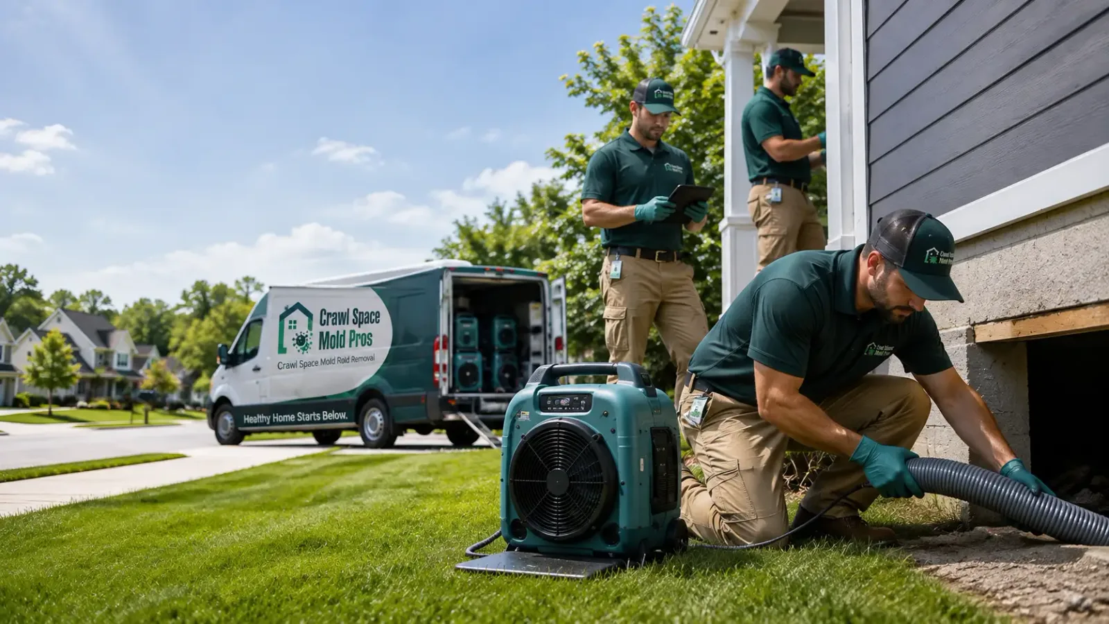 Crawl Space Mold Removal in Red Lion, PA